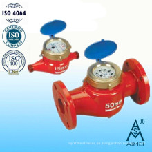 Multi Jet Rotary Vane Medidor de agua caliente tipo húmedo